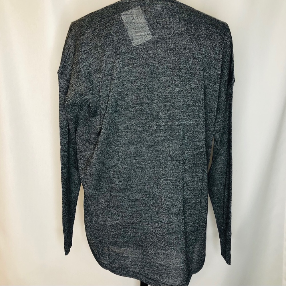 MADEWELL Southstar Wool Sweater Heather Ebony - Picture 7 of 8